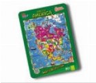 North America - Puzzle Plan 60 de piese