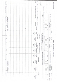 Nota de receptie (NIR) cu TVA autocopiabil
