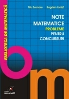 NOTE MATEMATICE. PROBLEME PENTRU CONCURSURI
