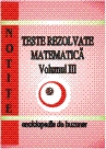 Notite - Teste rezolvate matematica M 2 - Bacalaureat 2009 - Subiectul II