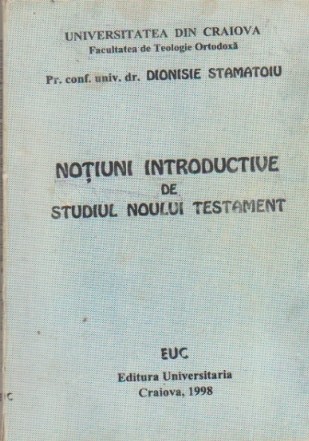 Notiuni Introductive de Studiul Noului Testament