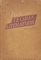 Notiuni teoria literaturii Manual pentru