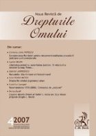 Noua Revista Drepturile Omului 4/2007