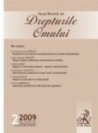 Noua Revista de Drepturile Omului, Nr. 2/2009