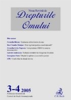 Noua Revista Drepturile Omului 4/2005