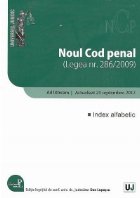 coperta Noul Cod penal (Legea nr. 286/2009) Ad Litteram - Actualizat 24 septembrie 2012