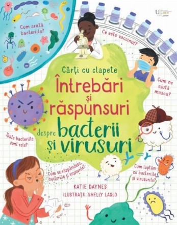 Întrebări şi răspunsuri despre microbi : cărţi cu clapete
