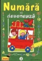 Numara deseneaza (carte colorat)