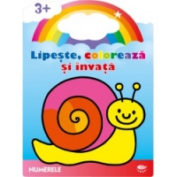 Numerele (Lipeste, coloreaza si invata)