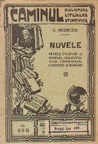 Nuvele - C. Negruzzi (Prefata de Petre V.Hanes)