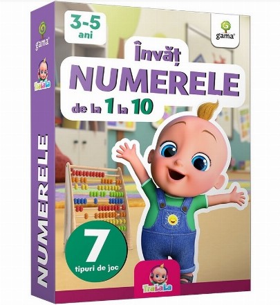 Învăţ numerele de la 1 la 10 : 3-5 ani