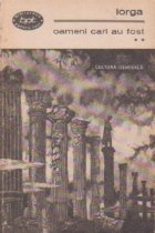 coperta Oameni cari au fost, Volumul al II-lea