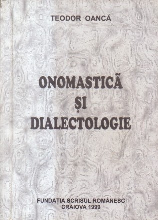 Onomastica si Dialectologie