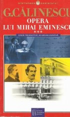Opera lui Mihai Eminescu volume