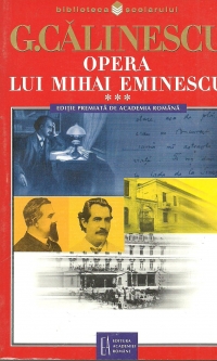 Opera lui Mihai Eminescu, 3 volume