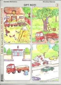 Opt roti. Clasa pregatitoare. Caiet semestrul I