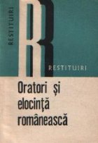 Oratori si elocinta romaneasca