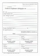 Ordin de deplasare (delegatie)