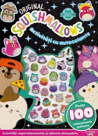 Original Squishmallows : activităţi cu autocolante