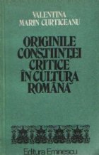 Originile constiintei critice in cultura romana
