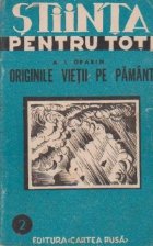 Originile vietii pe Pamant Originile vietii pe Pamant