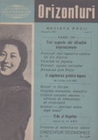 Orizonturi Revista Pacii Februarie 1961