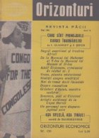 Orizonturi - Revista Pacii, Mai 1961 Orizonturi - Revista Pacii, Mai 1961