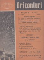 Orizonturi - Revista Pacii, Ianuarie 1962 Orizonturi - Revista Pacii, Ianuarie 1962