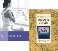 Pachet cadou : Quick and easy:Masajul - Bucura-te de viata - Magnet-inima:Pentru o minunata mama