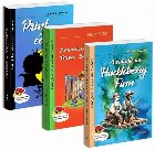 Pachet Mark Twain: 1. Aventurile lui Huckleberry Finn; 2. Aventurile lui Tom Sawyer; 3. Print si cersetor