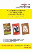 Pachet promotional Editura Cartex - pentru clasa a VII-a (3 carti): 1. In lumea dreptatii - A.Bratescu-Voinest