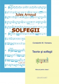 Pachet promotional Solfegii - J. Arnoud + (bonus Teorie si Solfegii manual pentru clasa I)