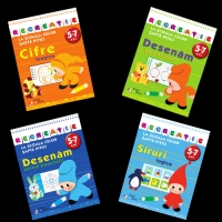 Pachet: Recreatie la Scoala celor sapte pitici. 5-7 ANI (3 carti + 1 gratis)