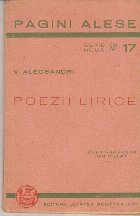 Pagini Alese, Nr. 17. Poezii Lirice - V. Alecsandri