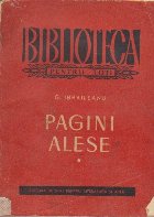 coperta Pagini Alese, Volumul I (Ibraileanu)