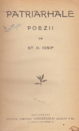 Patriarhale - Poesii de St. O. Iosif