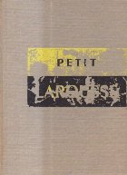 coperta Petit Larousse 1966