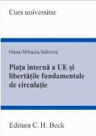 Piaţa internă a Uniunii Europene şi cele patru libertăţi fundamentale de circulaţie