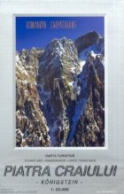 Piatra Craiului harta turistica (1: