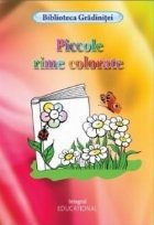 Piccole rime colorate - carte de colorat (limba italiana) (Biblioteca Gradinitei)