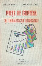 Piete capital Tranzactii Bursiere