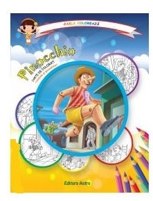 Pinocchio - carte de colorat + poveste