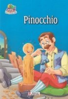 Pinocchio. Carte de colorat + poveste (format A5) (Colectia Creionul fermecat)