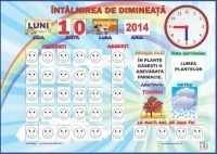 Plansa Intalnirea de dimineata (50x70 cm) (gradinita, clasa pregatitoare, clasa I)