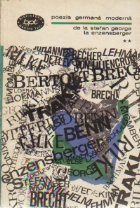 Poezia germana moderna Volumul lea