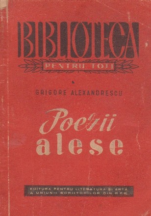 Poezii alese (Alexandrescu)