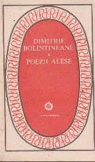 coperta Poezii alese (Bolintineanu)