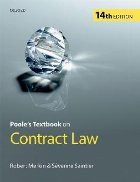 Poole\'s Textbook on Contract Law