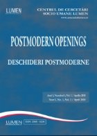Postmodern Openings - Deschideri postmoderne (Anul I, numarul 1, Vol.1/aprilie 2010)