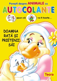 Povesti despre animale cu autocolante - Doamna Rata si prietenii sai